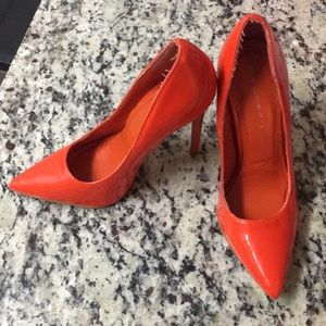 Orange Pumps